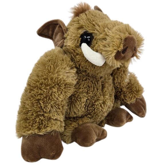 Dandee XOXO Rose Tattoo Warthog Wild Boar Zoo Stuffed Animal Plush Toy 10" - Picture 7 of 8